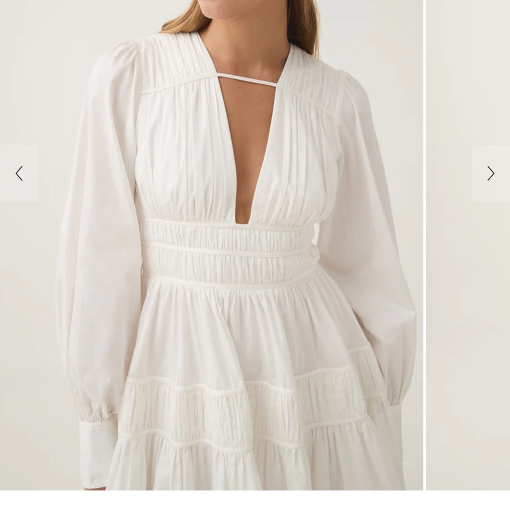 Aje World - Fallingwater Ruched Mini Dress - Picture 5 of 5